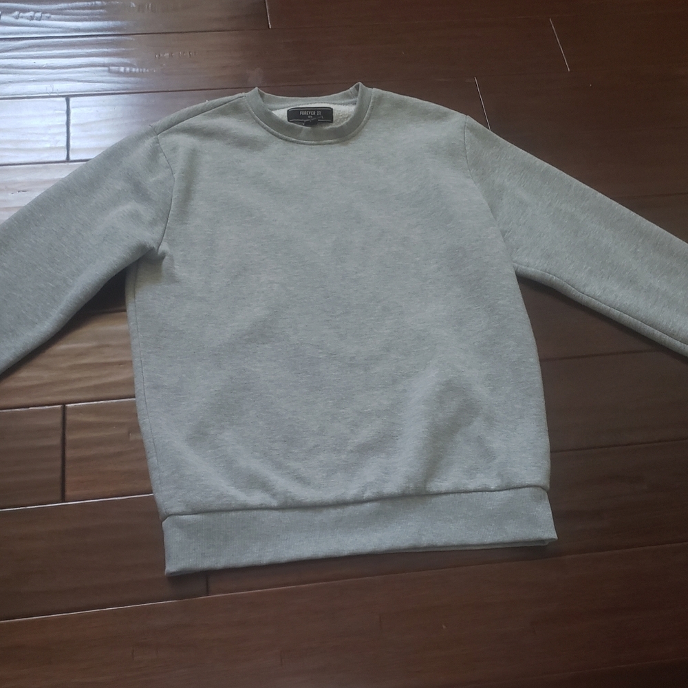 Men Gray F21 Sweatshirt